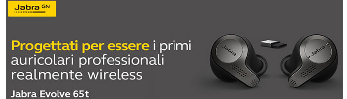nuovi auricolari bluetooth jabra evolve 65t nuovi auricolari jabra evolve 65t